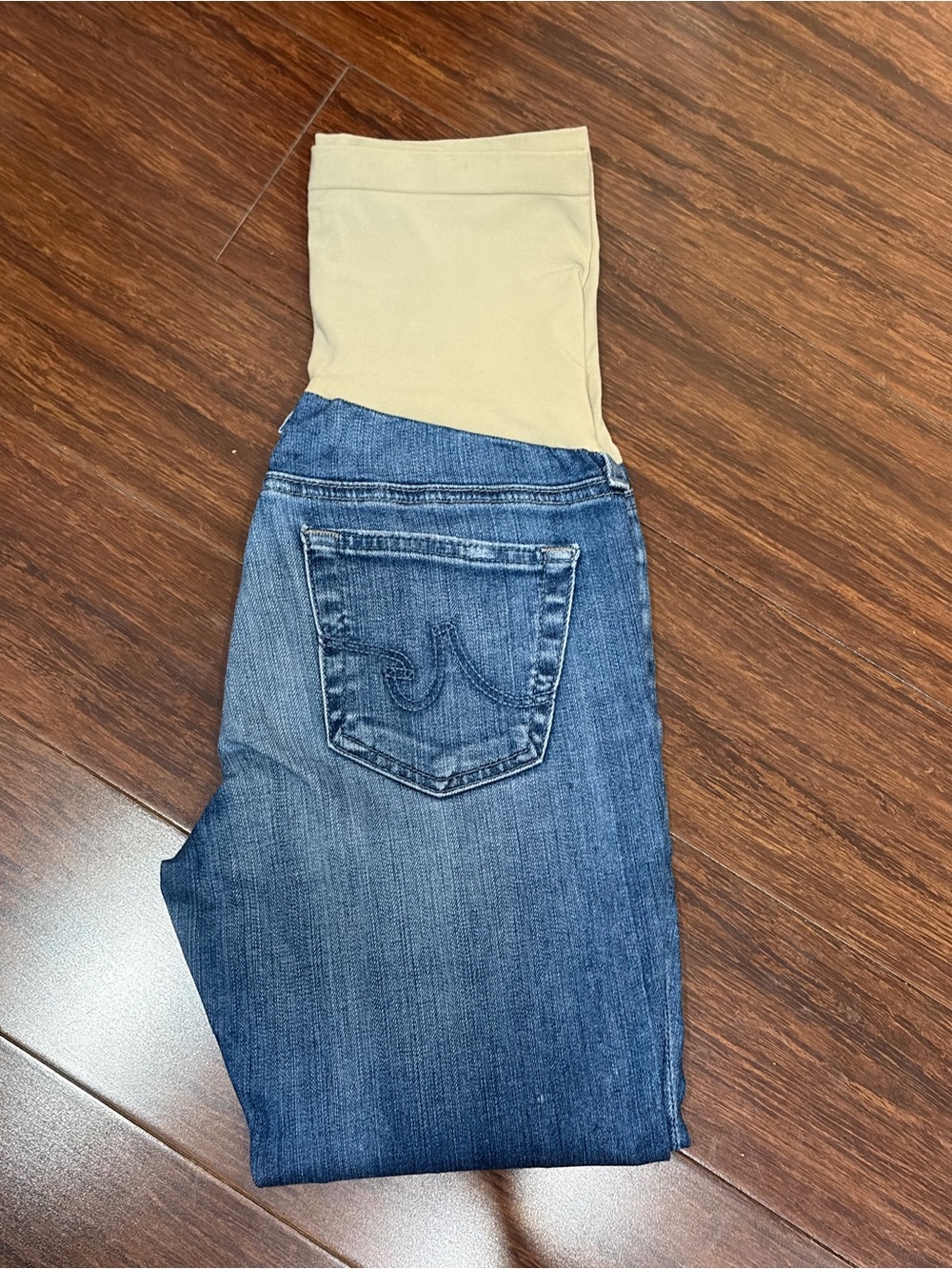 Maternity Ag Adriano Goldschmied Blue Denim Jeans